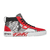 Zapatillas KAYSON HIGH X REBEL SPORTS RED WHITE BLACK