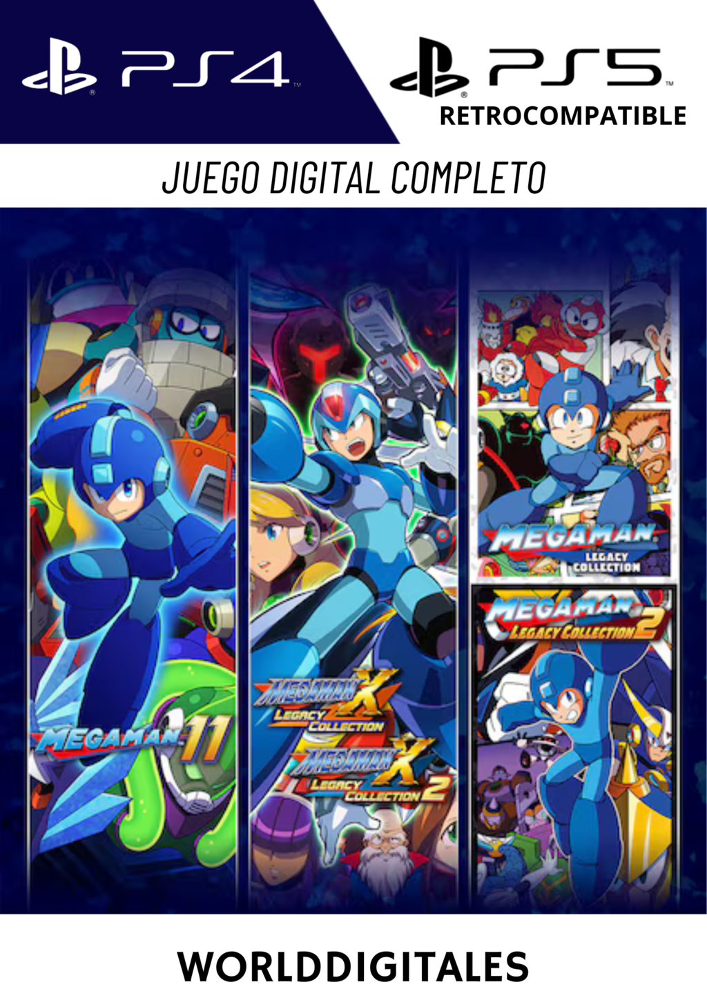 MEGA MAN 30TH ANNIVERSARY BUNDLE WORLDDIGITALES