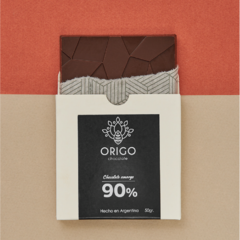 Chocolate amargo al 90% - sin azúcar