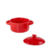 Caçarola Porcelana Vermelha 13x10x5cm 8312 - comprar online