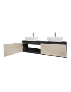 Gabinete Para Baño Con Doble Lavabo Minimalista DOROTA