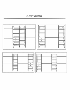 Closet Verona 2 Entrepañeras Premium Ajustable en internet