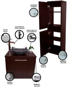 Combo de Gabinete Para Baño Lavamanos y Monomando Derecho + Gabinete Organizador Garnier - tienda en línea