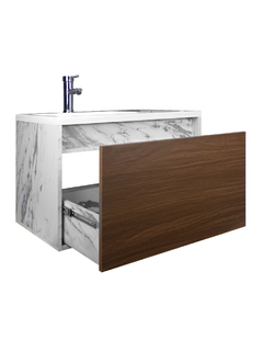 Gabinete De Baño TURNER Con Lavabo y Llave Minimalista - Decomobil