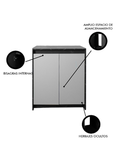 Gabinete De Baño VARENNA SIN Lavamanos Y Llave Minimalista - comprar en línea