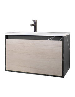 Gabinete De Baño TURNER Con Lavabo y Llave Minimalista - Decomobil