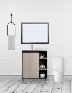 Gabinete Para Baño Con Lavabo FREYA Y Espejo Decorativo Decomobil - comprar en línea