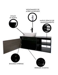 Gabinete Para Baño Con Lavamanos Y Monomando ODIN en internet