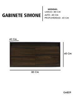 Gabinete De Baño Para Lavabo SIMONE Sin Lavabo Ni Llave - tienda en línea