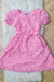 Vestido Infantil Delicada Doçura Rosa