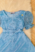 Vestido Infantil Delicada Doçura Azul na internet