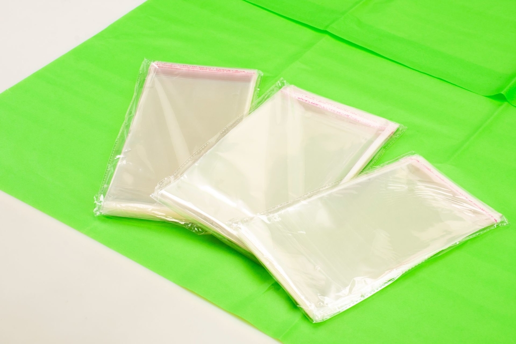 Bolsas Transparentes (pp) con Adhesivo (paquete x 100 unidades)