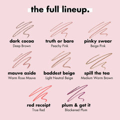 ELF Cream Glide Lip Liner-Red Receipt/True red