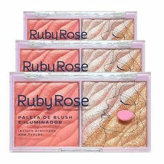 Paleta de Blush e Iluminador - Ruby Rose na internet