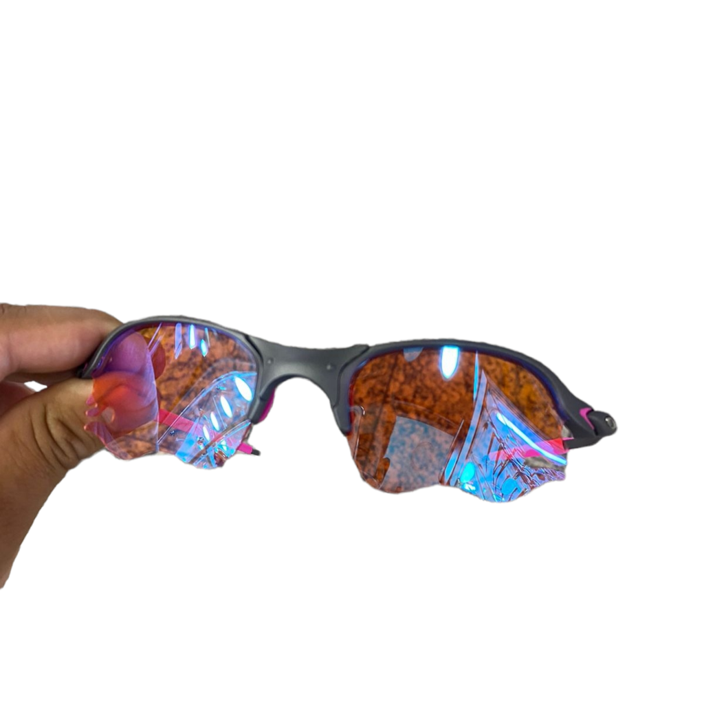 Oculos Oakley Thump Juliet Xmetal Rosa + 2 Lentes em Promoção na