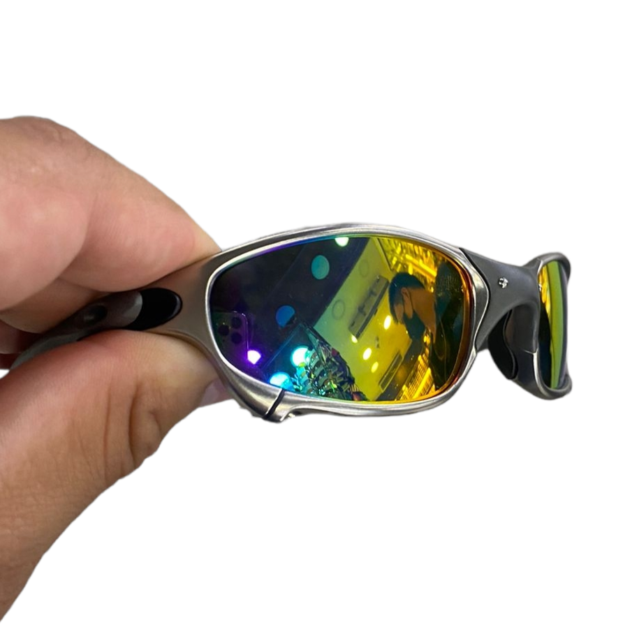 Oculos de sol Oakley Juliet xmetal arco iris lentes polarizadas