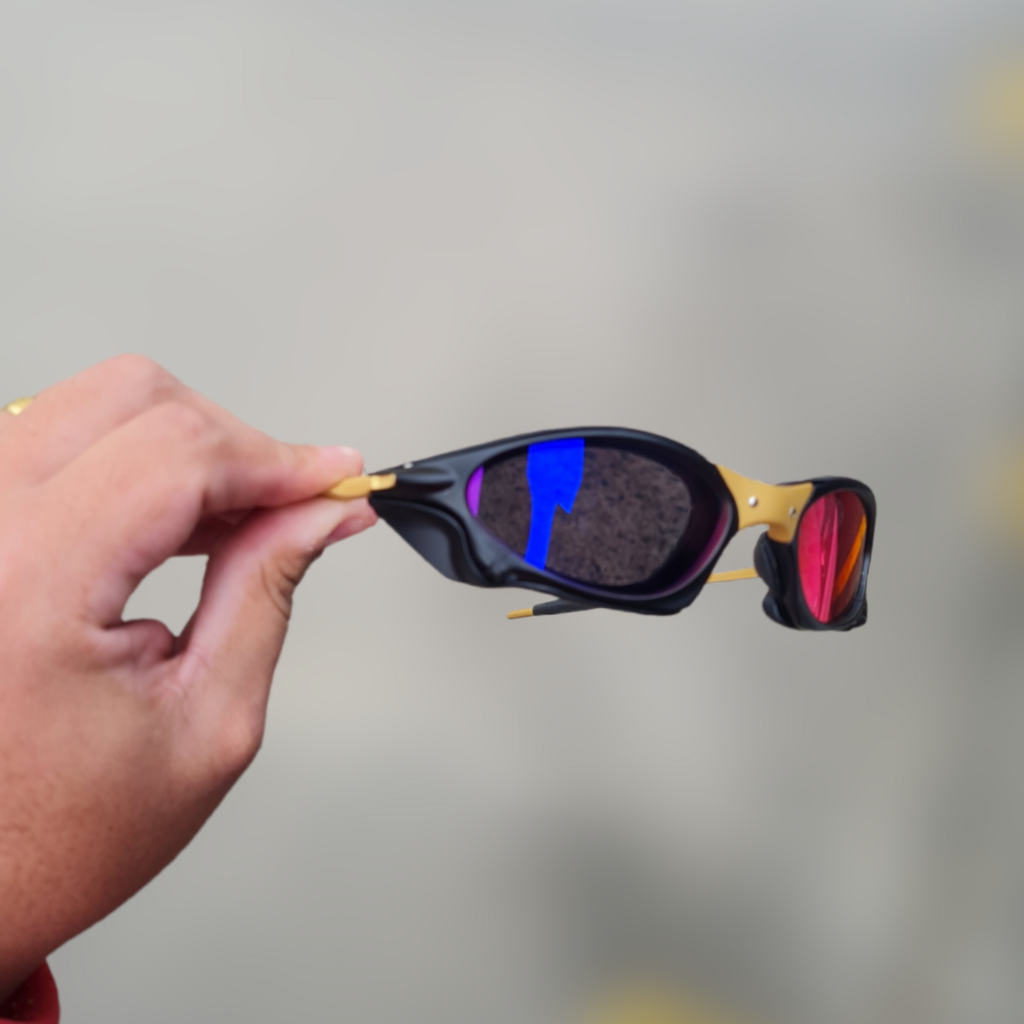 Óculos De Sol Penny Corvette Lentes Tanzanite Kit Preto + Sideblinders