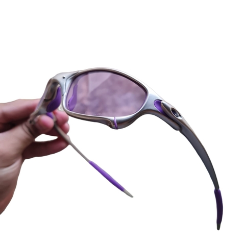 Óculos de sol Juliet plasma lentes violet kit roxo