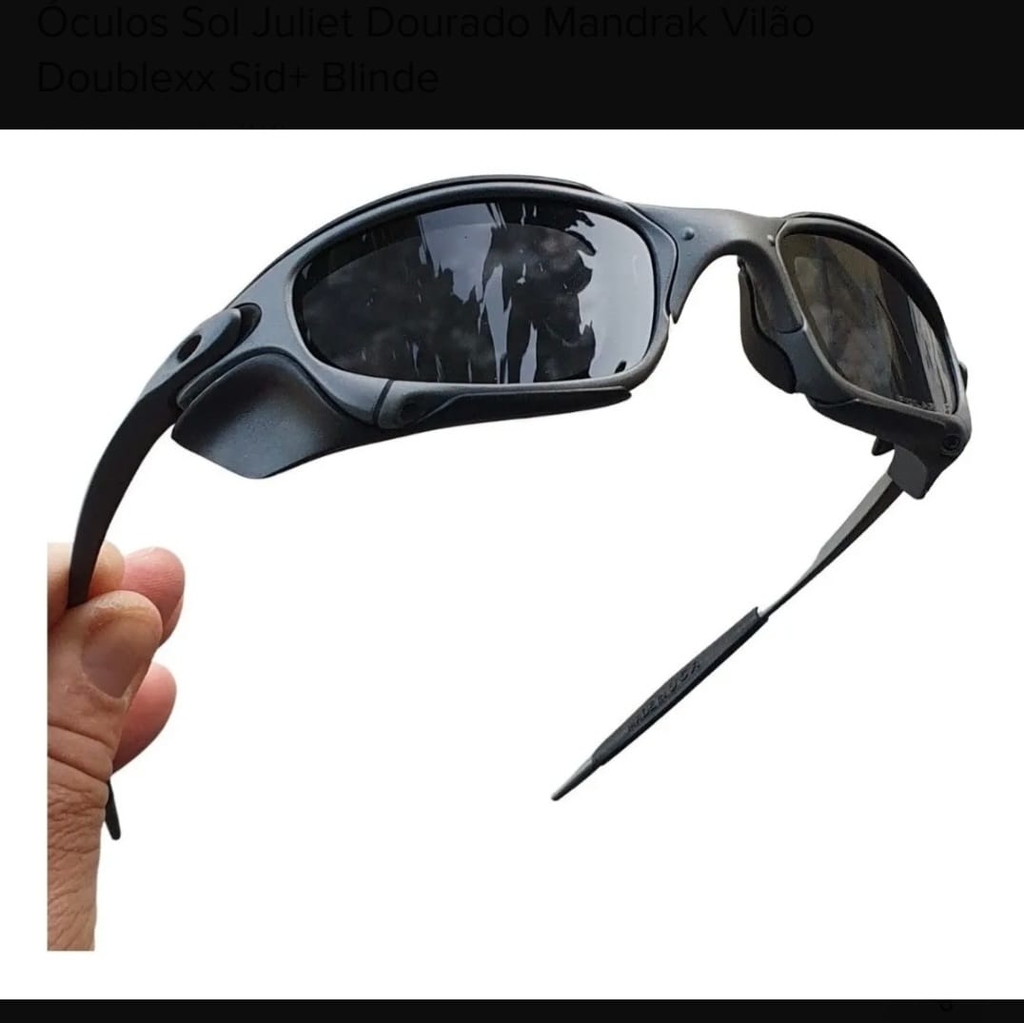 Óculos Oakley Juliet Xmetal “Lentes Black” kit borracha preta