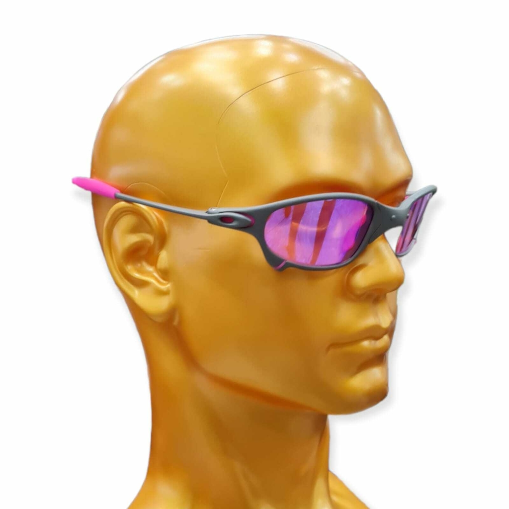 Óculos de Sol Oakley Juliet X Metal Lente Prizm Borrachinha Rosa