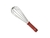 Batedor Fouet Inox 25cm - Solrac VERMELHO