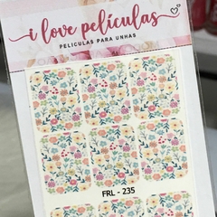 Película de unha floral FRL - 235