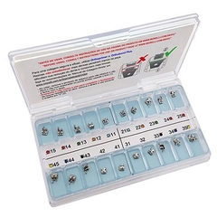 Kit de Bráquetes 01 caso Prescrição Roth - SLP .022" - Can. 9° Ang. - Gancho Can./Prés - comprar online