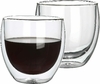 TAZA DOBLE VIDRIO DE CAFE 200 ML - Set x 2