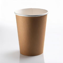 Vaso descaratable polipapel kraft 8 oz