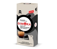 Café en cápsulas Gimoka Vellutato x 10 u