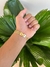 Pulseira Esteira 10mm Fecho Relógio - Banhado a Ouro - comprar online