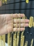 pulseira tijolinho 3,5mm - Banhado a Ouro na internet