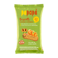 Biscoito infantil Papapa Biscotti com laranja e cenoura 60g