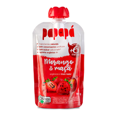 Papinha Papapá Orgânica Maçã Morango S/ Leite e Glúten 100g