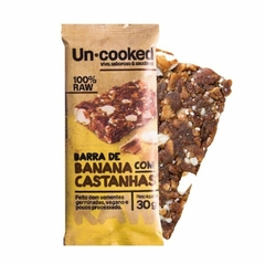 Barra de Banana com Castanhas Vegana Sem Glúten Sem Lactose 30g