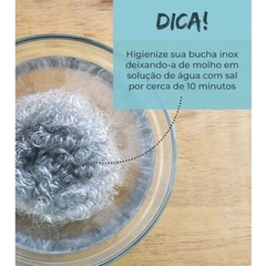 Bucha Inox Não Enferruja P/ Louça Panela Positiva Resistente