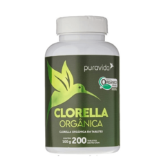 Imagem do Clorella Orgânica Pura Vida 200 Tabletes com 500mg Cada