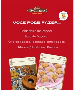 Kit - 3 Paçocas Rolha Zero Açúcar 510g DaColônia Sem Glúten - Natu Gaio - Loja Especializada em Produtos Naturais e Orgânicos