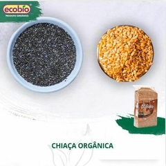 Farinha de Chia e Linhaça Dourada (Chiaça) Orgânica 250g Alto Vácuo Ecobio - comprar online