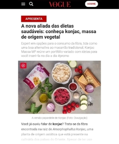 Macarrão Cabelo de Anjo Konjac Sem Glúten 270g Low Carb Vegan - loja online