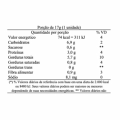 Pé de Moleque Zero Açúcar Sem Glúten DaColônia 100g - Natu Gaio - Loja Especializada em Produtos Naturais e Orgânicos