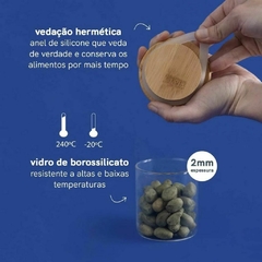 Milho Mostarda & Mel 200g + Pote de Vidro Hermético 600ml - Natu Gaio - Loja Especializada em Produtos Naturais e Orgânicos