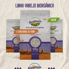 Arroz Branco Orgânico 500g Biorgânica - Natu Gaio - Loja Especializada em Produtos Naturais e Orgânicos