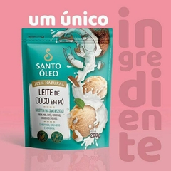 Leite De Coco Vegano em Pó Sem Glúten Santo Óleo 200g - Natu Gaio - Loja Especializada em Produtos Naturais e Orgânicos