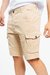 BERMUDA GUIZA CARGO BEIGE - tienda online