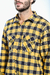 CAMISA GINES LEÑA YELLOW/BLUE - Hardway