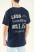 REMERA LESS HARD DARK BLUE