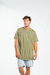 REMERA PACOA STRIPES RLX GREEN - Hardway