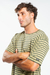 REMERA PACOA STRIPES RLX GREEN - tienda online