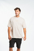 REMERA ONLY ONE OVER BEIGE - comprar online